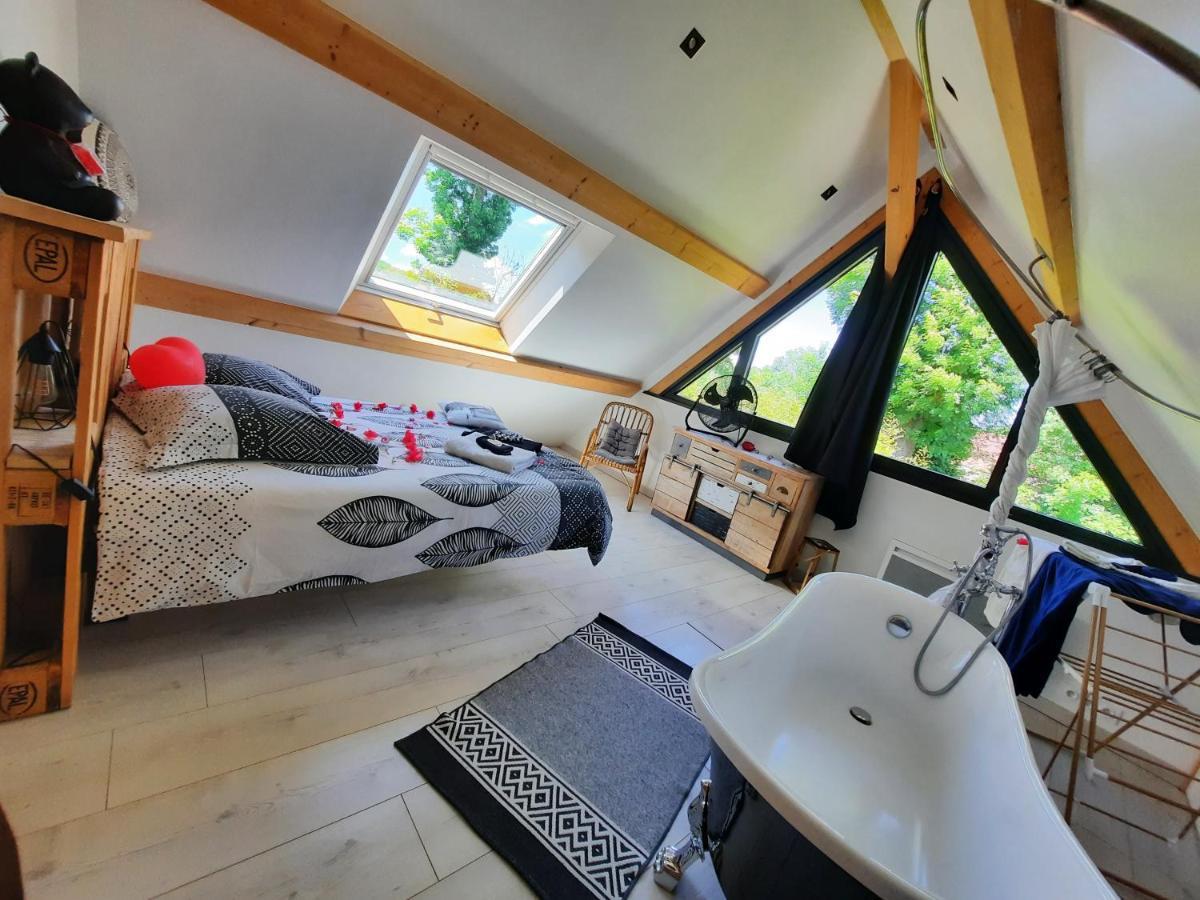 Au Calme Absolu chez Nicolas Chambre calme complet Lindry Exterior foto